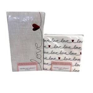 Cupcakes and Cashmere Valentine Napkin Set - Guest & Cocktail Sets 80 Brand NEW